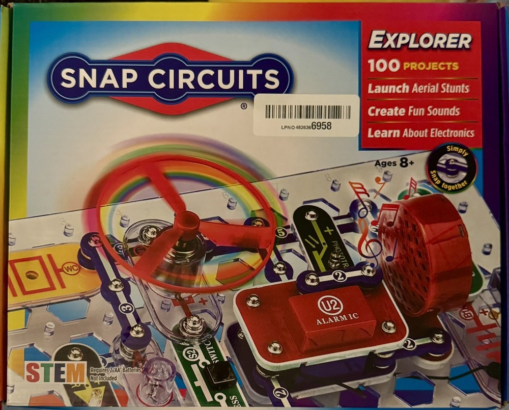 Snap Circuits Jr. SC-100 Electronics Discovery Kit - Over 100 Projects! ⚡️NIB