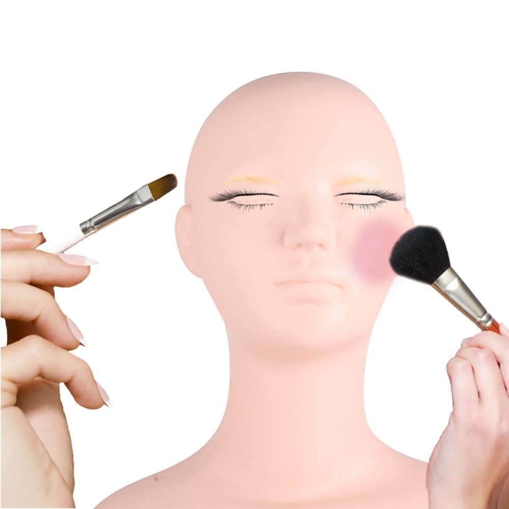 Multi-Function Makeup Practice Model, Esthetics Mannequin Head for Cosmetology