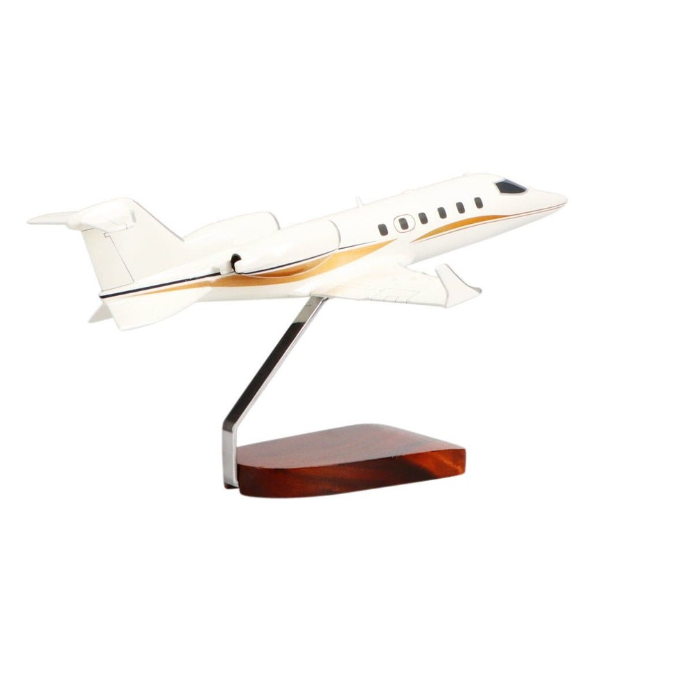 NEW Learjet 31 Large Mahogany Model
