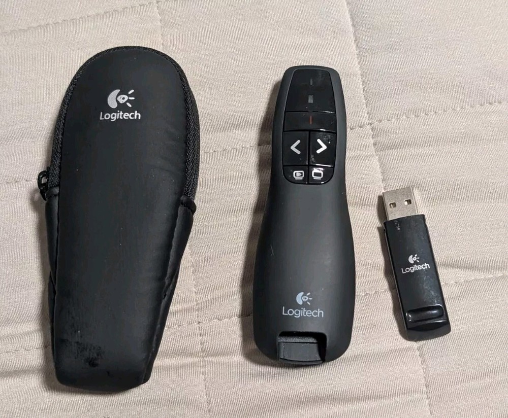 Logitech Wireless Presenter R400 Laser Presentation Remote Clicker