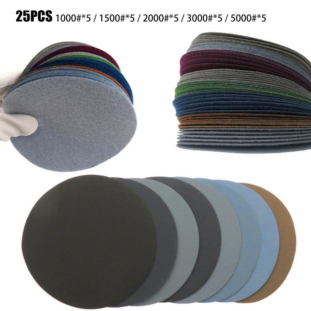 New Practical Sandpaper Hook&Loop Metalworking Waterproof 1000-5000 Grit