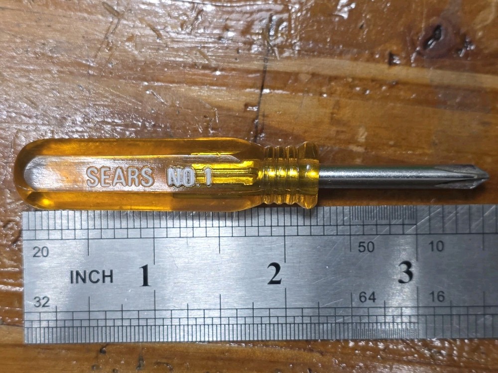Vintage Sears No. 1 (3.5") Small Screwdriver