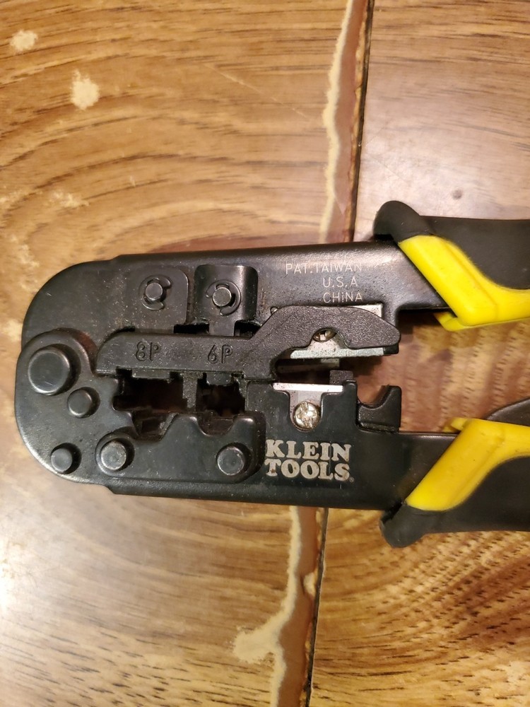 Klein Tools | VDV226-011 | Ratcheting Data Cable Crimper/Stripper/Cutter