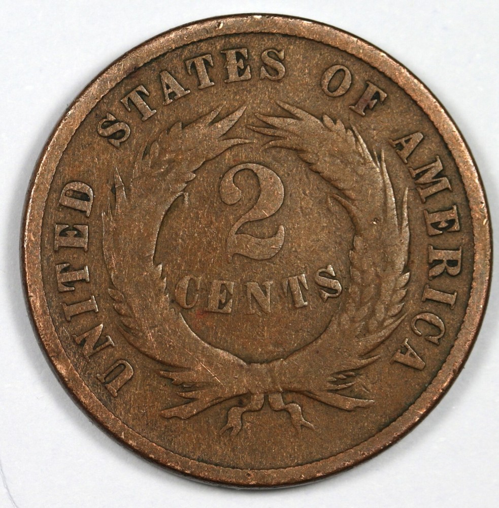 1871 2 Cent Piece. VG. 170756