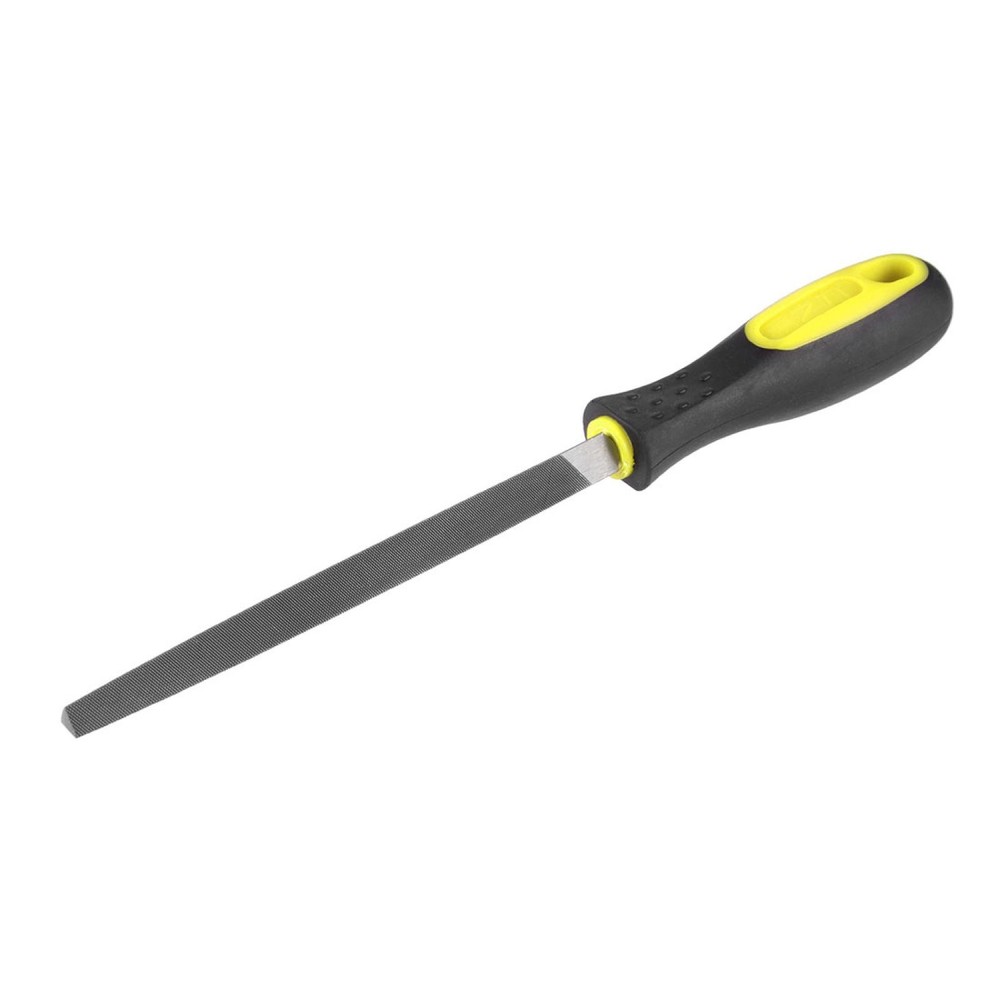 6" Second Cut High Carbon Hardened Steel Triangle Three Square File Handle