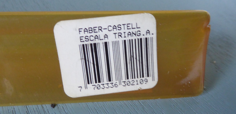 Faber Castell 153-A Architect Engineering Triangle Drafting Scale Ruler W/ Case