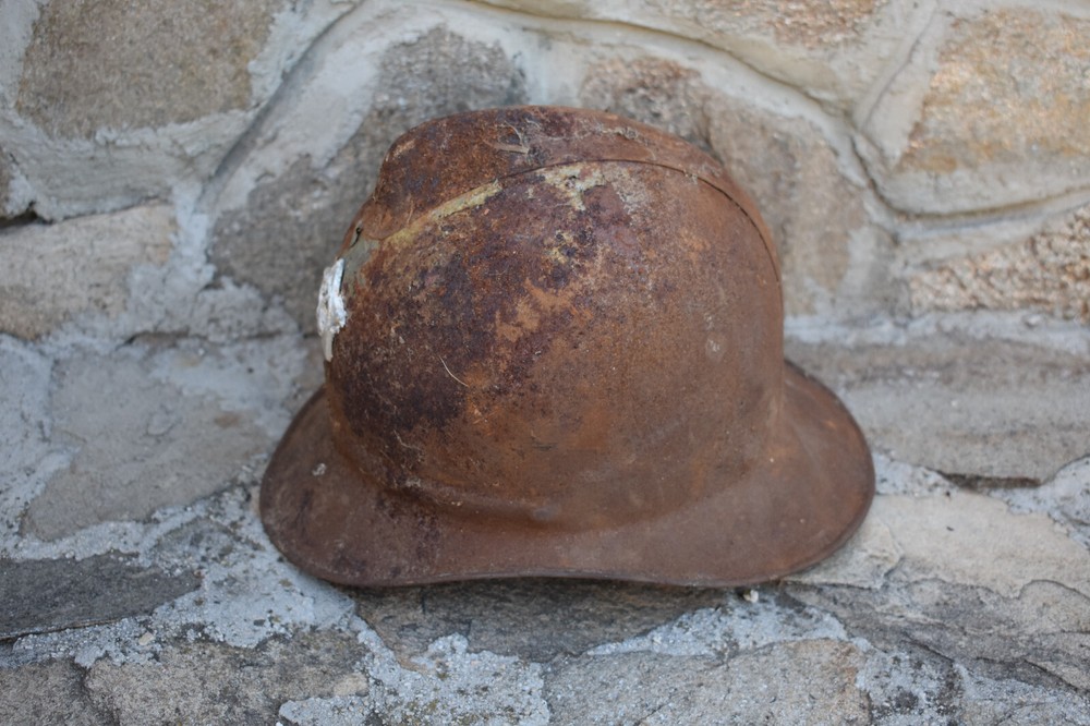 Old fireman's helmet