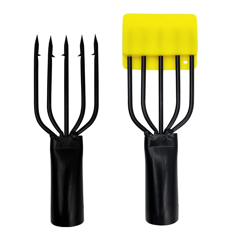 2PCS 3/4/5 Prong Fishing Spear Harpoon Fork Multi-function With Sharp Barbed