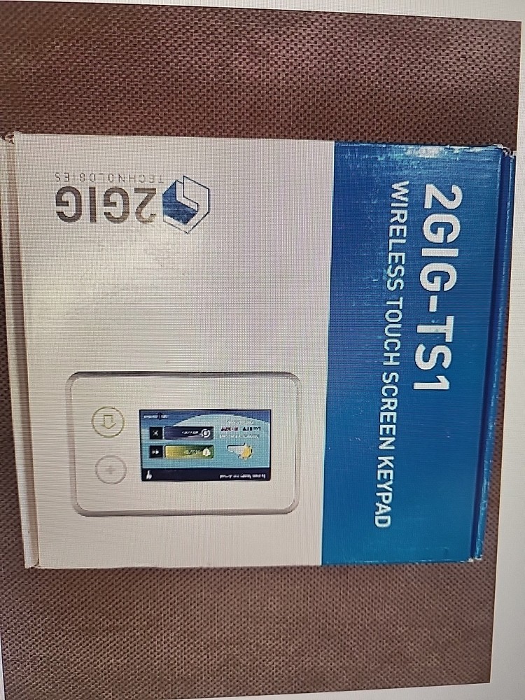 2GIG-TS1 Wireless Touchscreen Keypad White