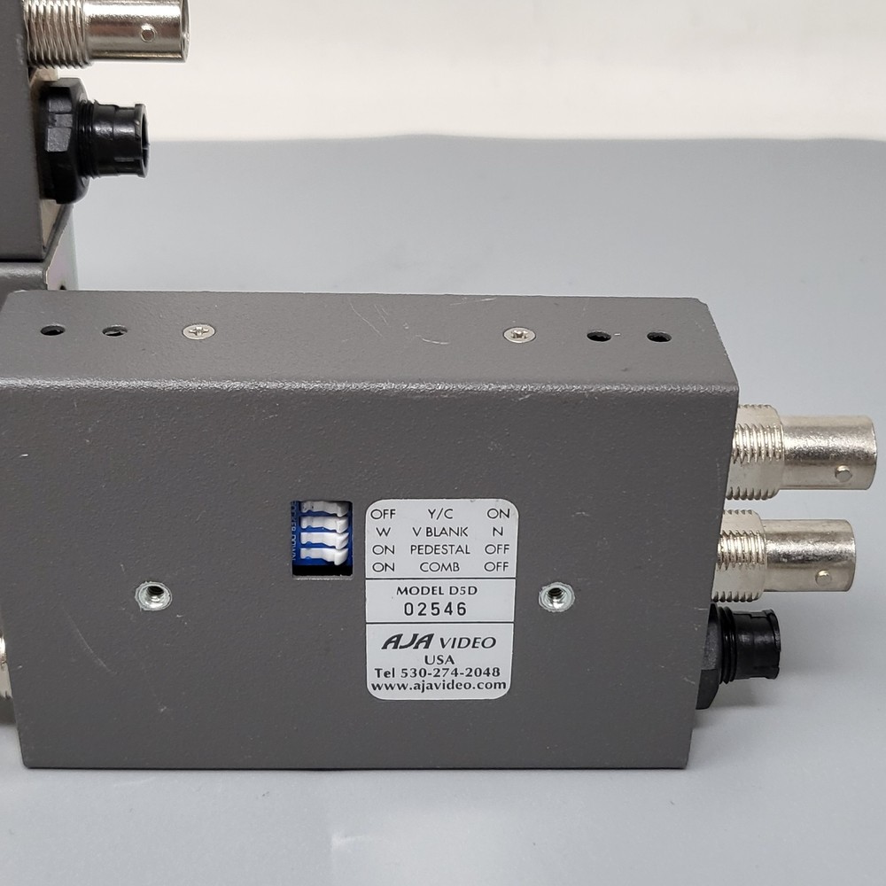 AJA D5CE Encoder + D5D Decoder SDI Composite Video Converter Lot