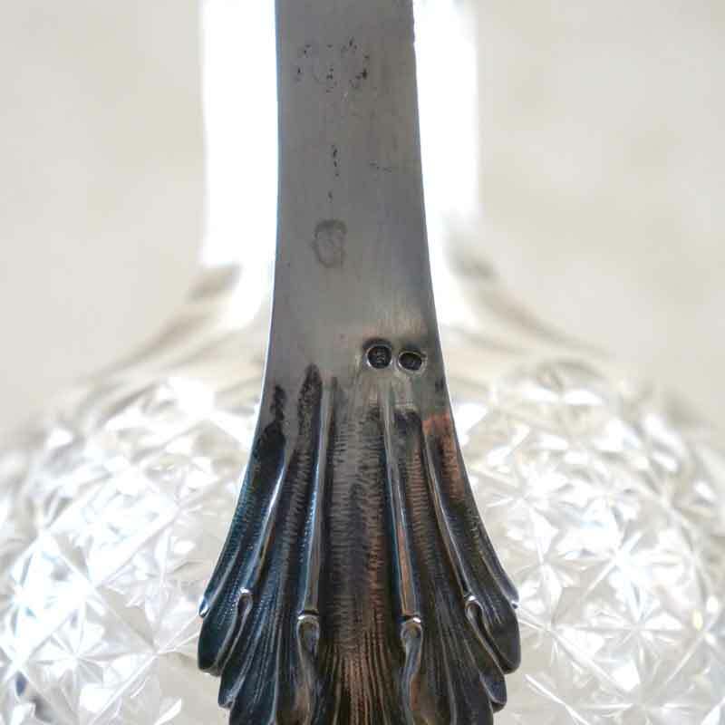 European Crystal Silver Wine Carafe