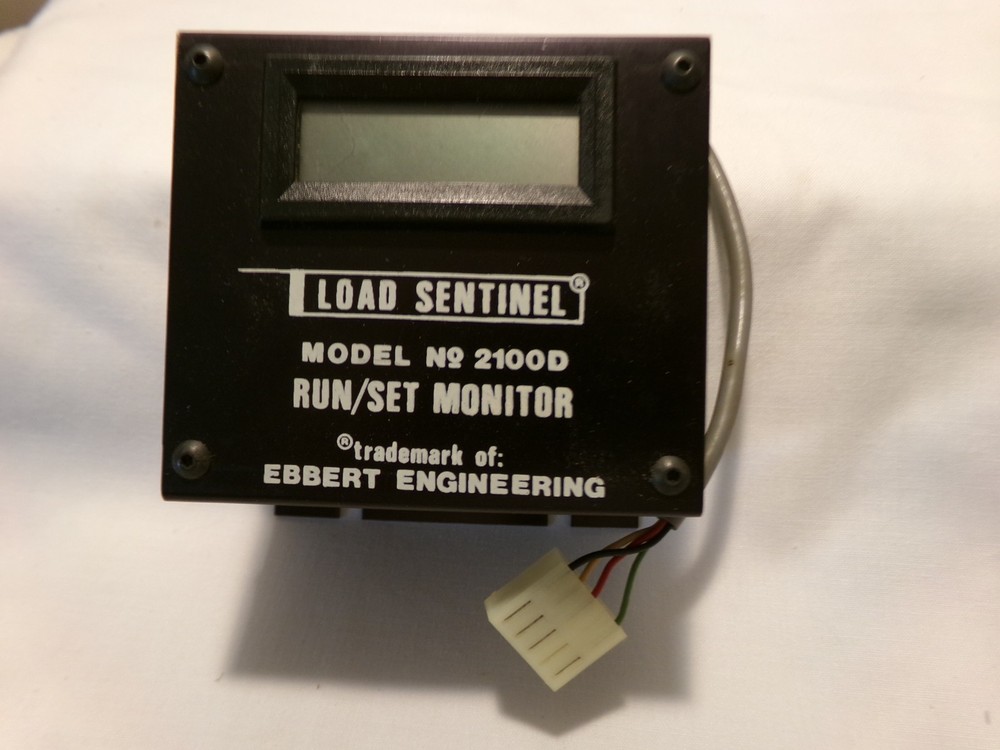Ebbert 2100D Load Sentinel Run/Set Monitor