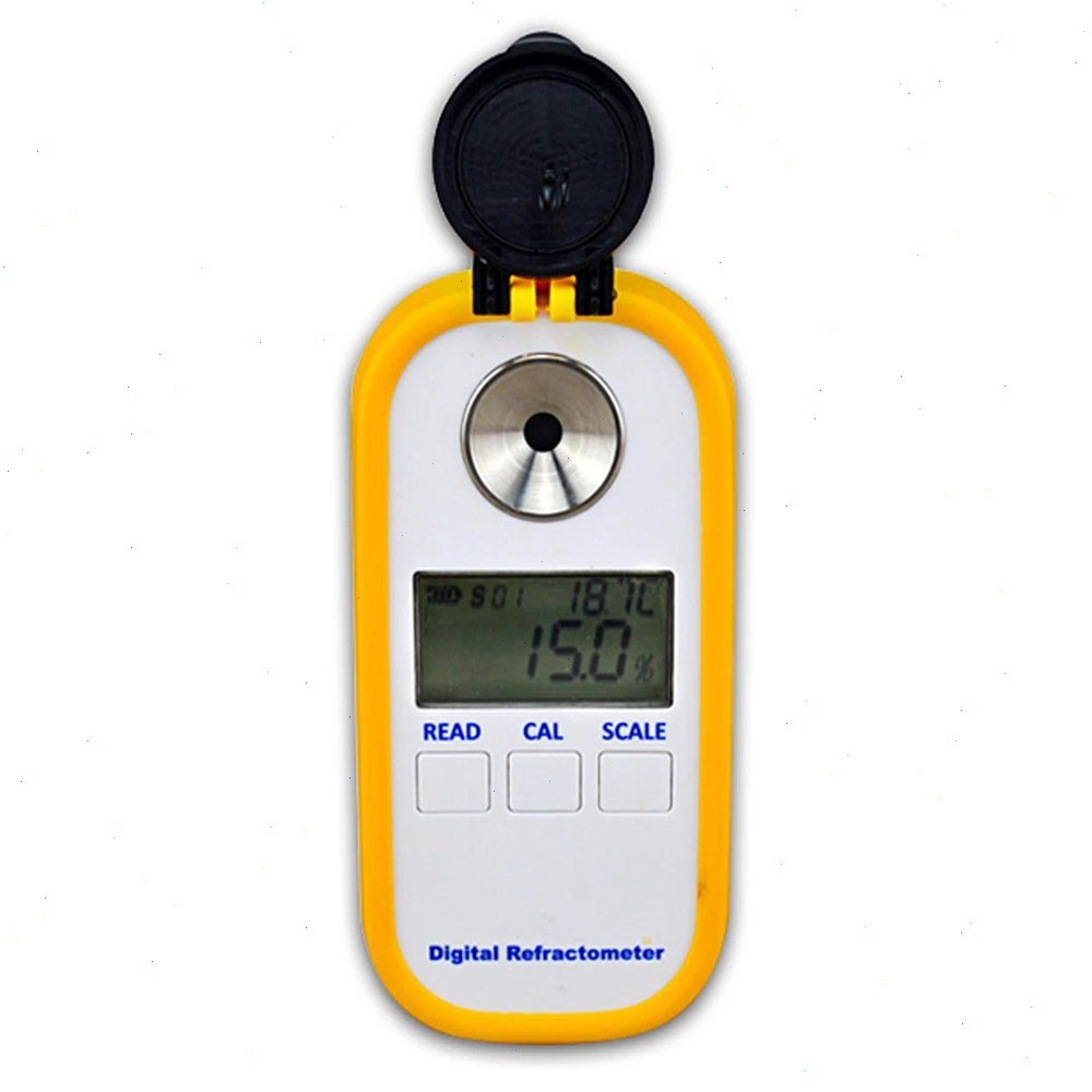 Digital Brix Meter  Honey Sugar Content Tester Refractometer with Accuracy ±0.5℃