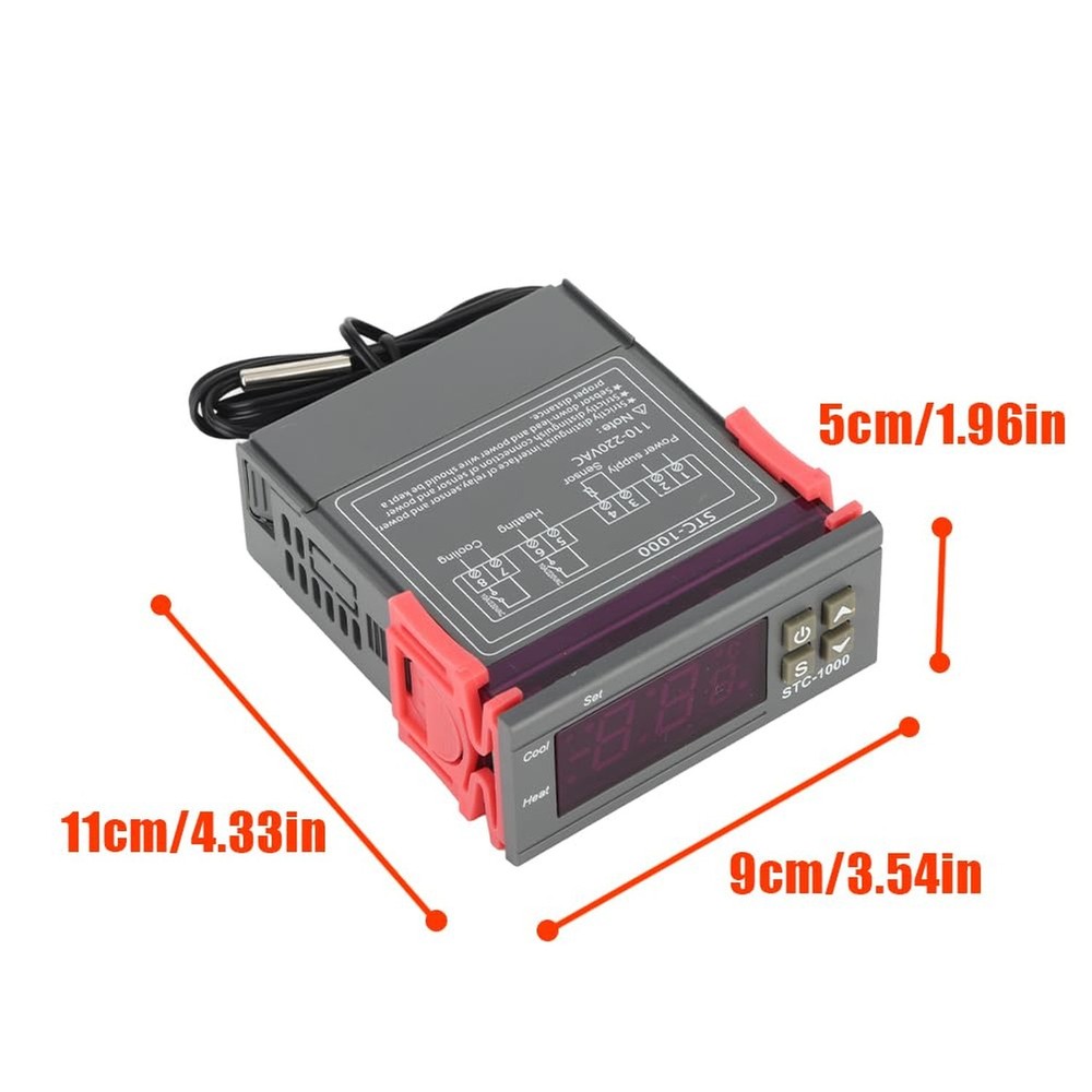 Digital Temperature Controller, Temp Control Thermostat Temperature Controlle...