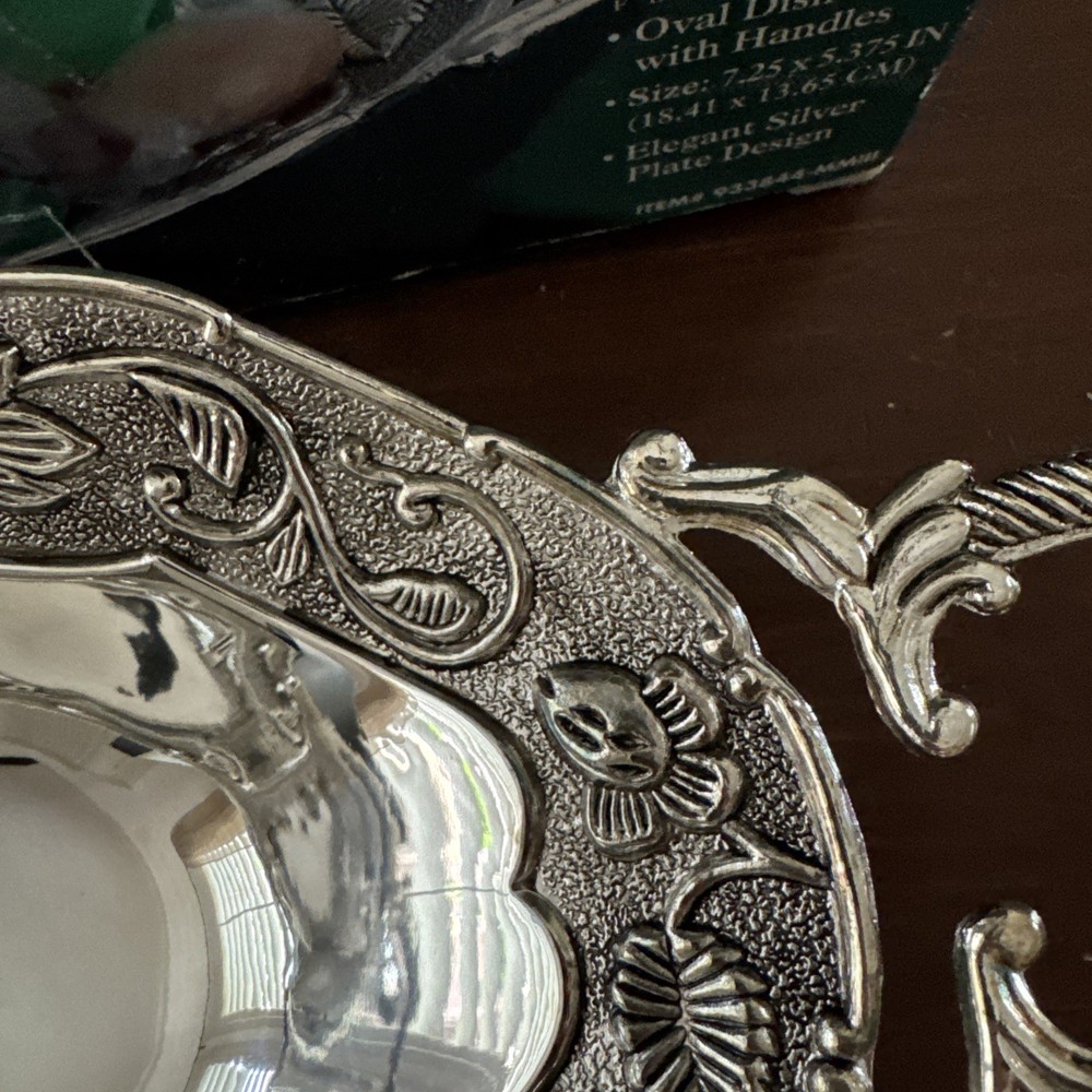 Vintage Silver-plated Footed Candy Dish