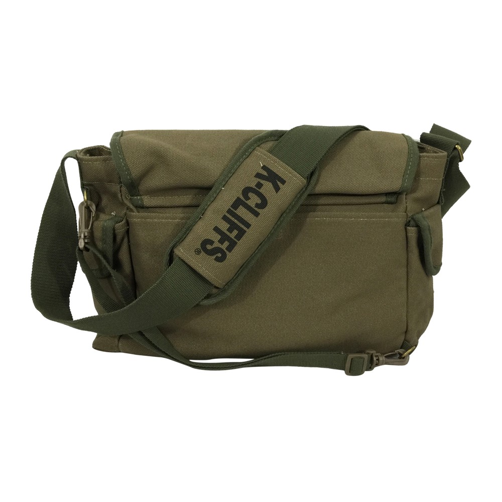 K-Cliffs 13.5" Heavy Duty 100% Canvas Laptop Messenger Bag