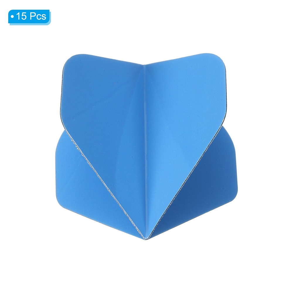 Standard Dart Flights, 15 Pack Flights Blue