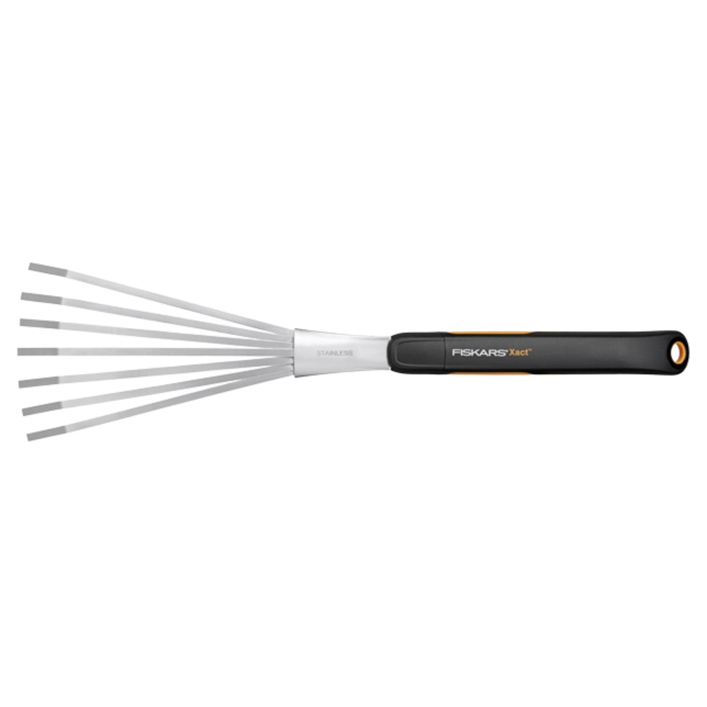 Fiskars Xact Hand Rake [SoftGrip]: 17.24 in