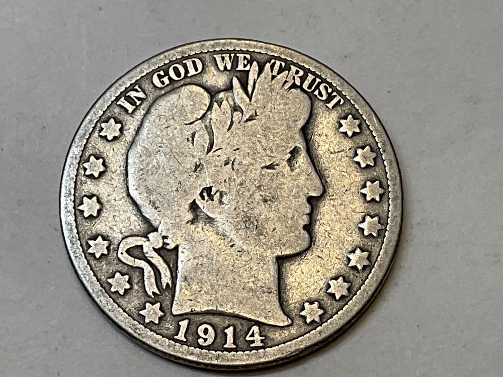 1914-P Barber Half