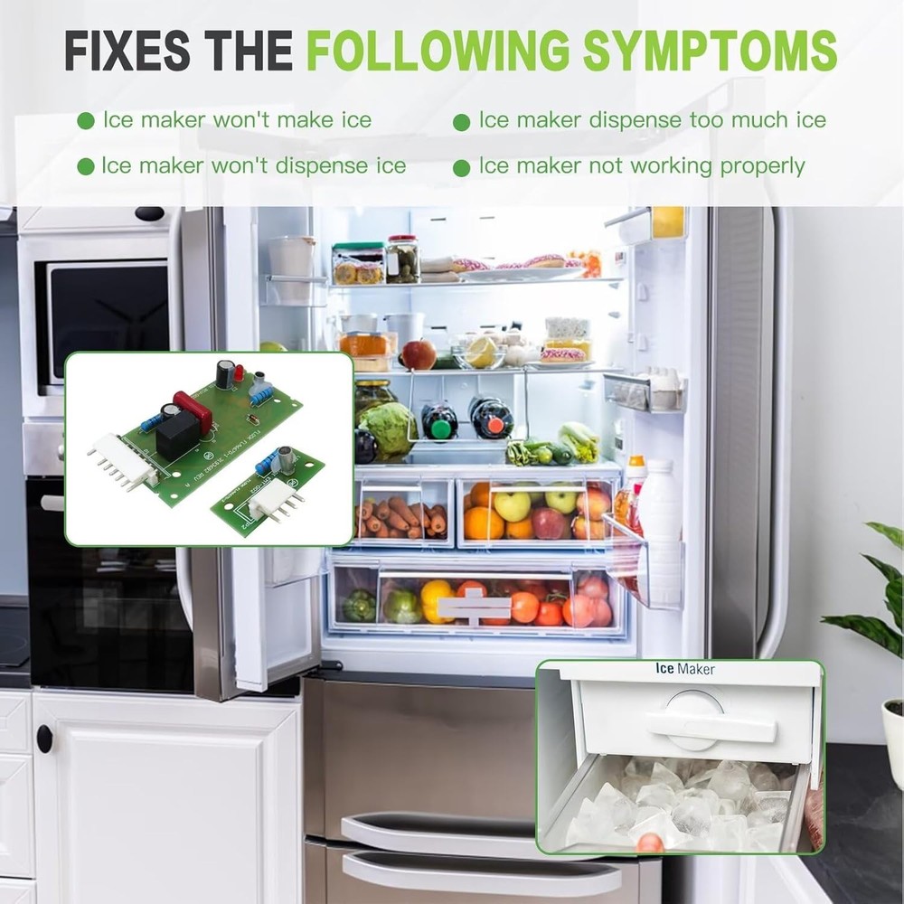 4389102 Refrigerator Ice Maker Sensor Control Board Kit For Whirlpool Kenmore