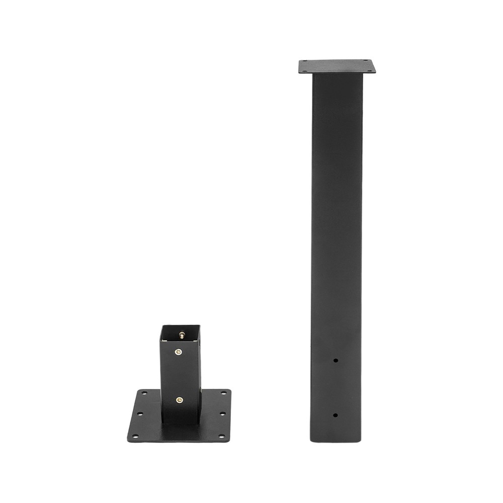 Mailbox Post w/ Base Carbon Steel Mailbox Mounting Post Mailbox Post for Outside