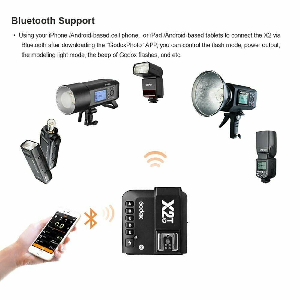 Godox X2T-S Trigger TTL 2.4G Bluetooth Transmitter For Sony