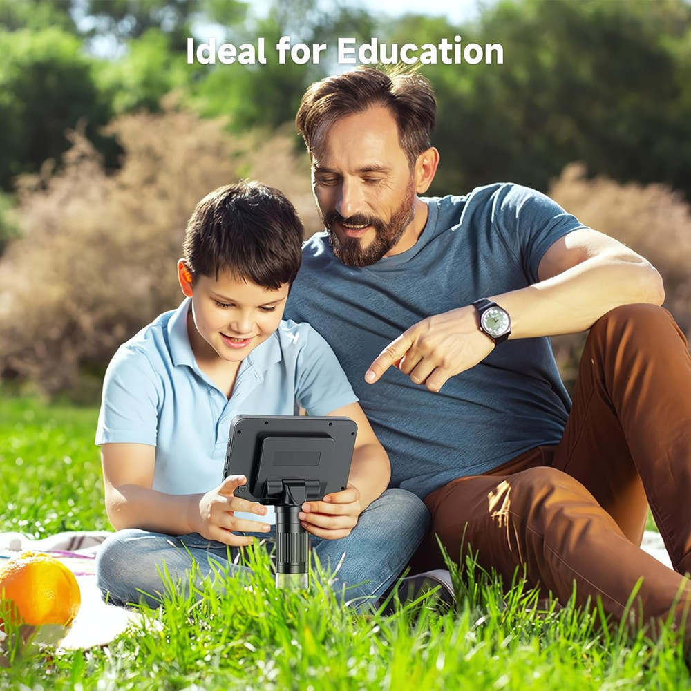 5" LCD Digital Microscope, 1000X Magnification Soldering Microscope for Electron