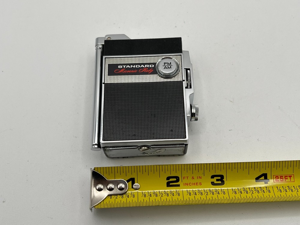 Vintage Standard Micronic Ruby SR-Q460F AM FM Transistor Radio UNTESTED *READ*