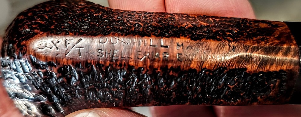 dunhill shell briar pipe