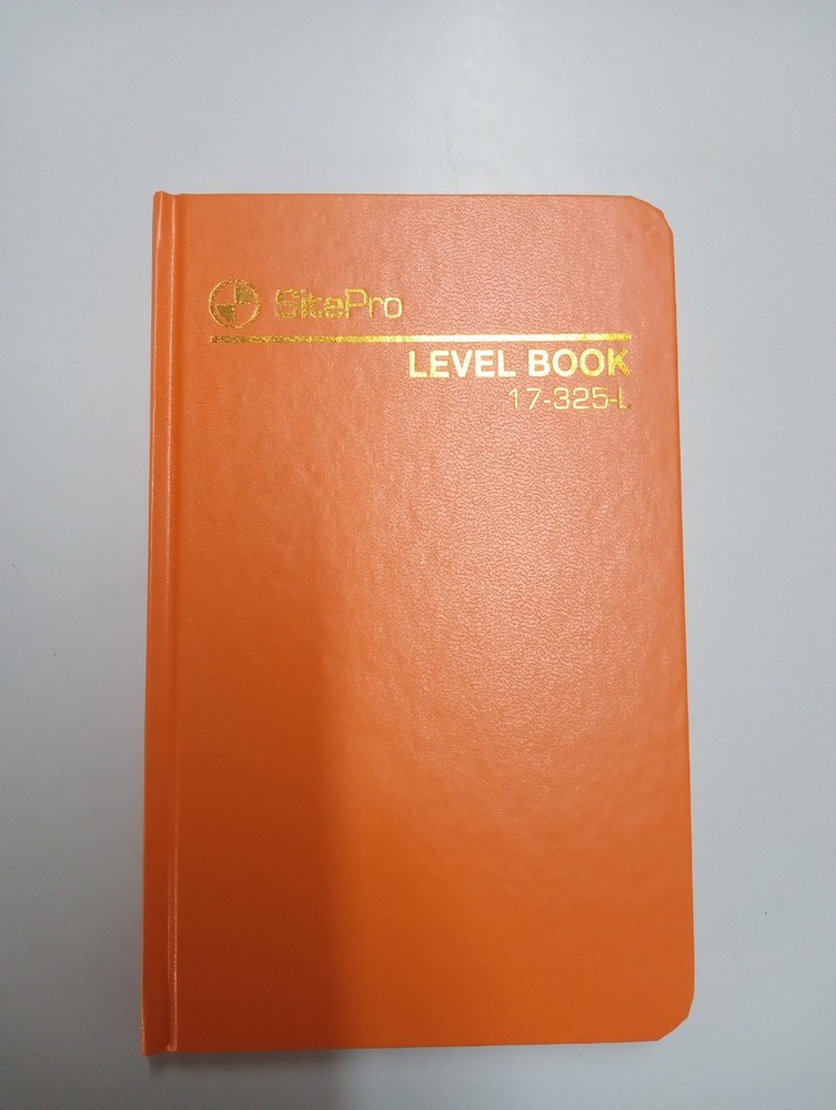 Sitepro 17-325-L Level Book For Survey Construction Contractors