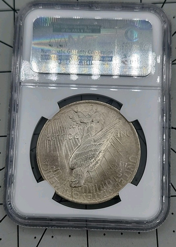 NGC 1924 MS-65 Peace Dollar