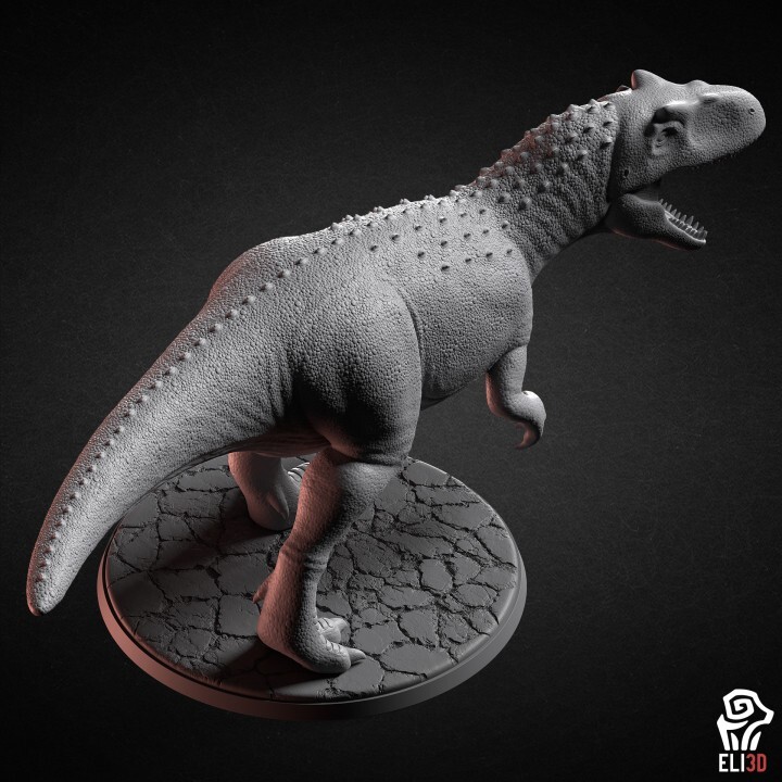 Allosaurus Dinosaur D&D Roleplaying Dungeons & Dragons Miniature
