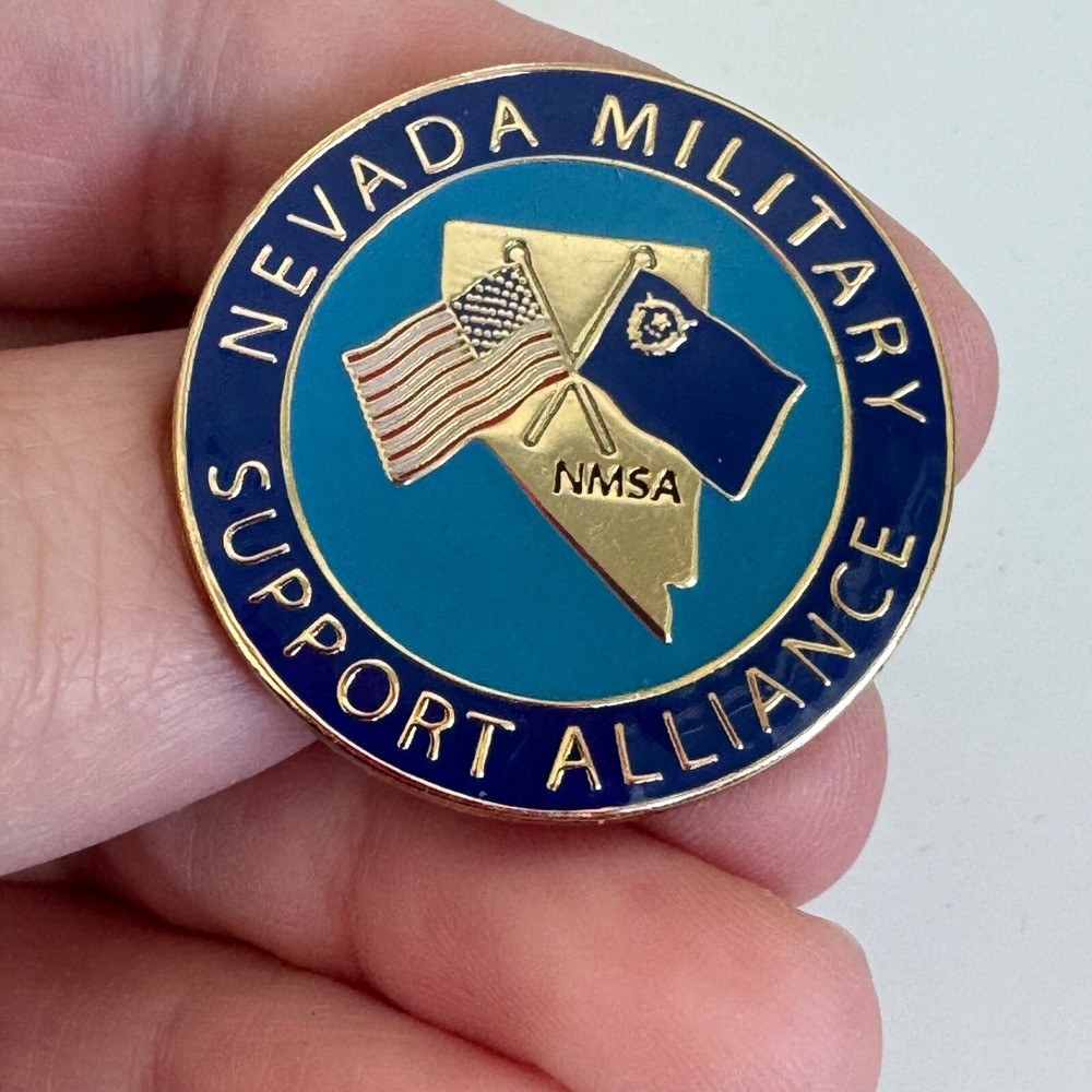 Nevada Military Support Alliance Lapel Pin NMSA