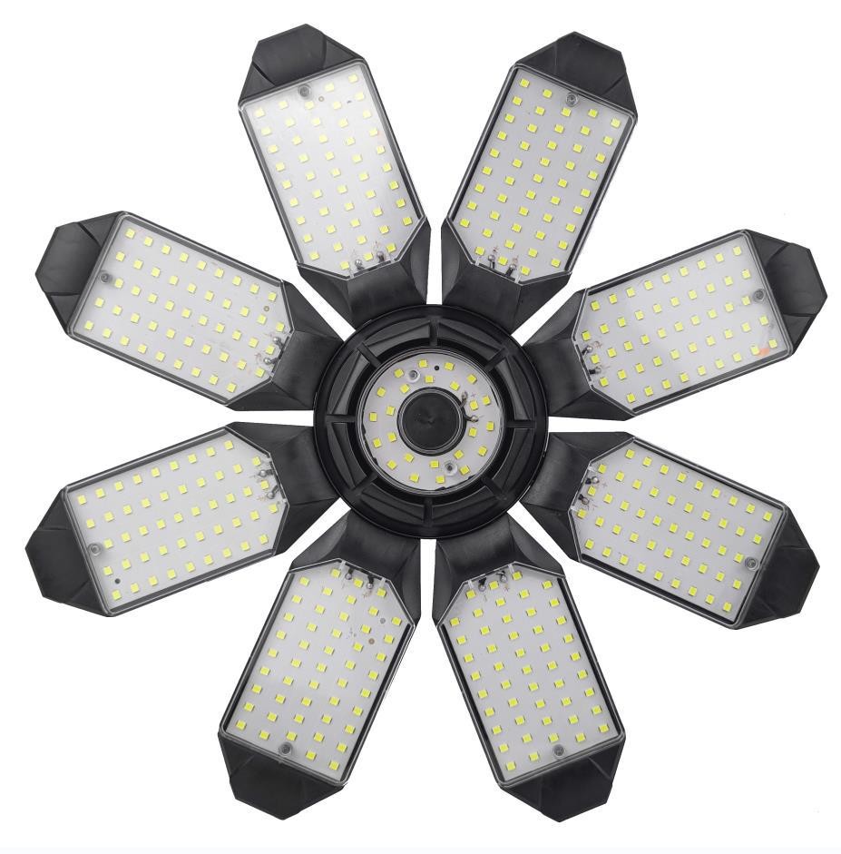 9000000LM LED Garage Light Super Bright Work Shop Ceiling Lights Deformable Bulb