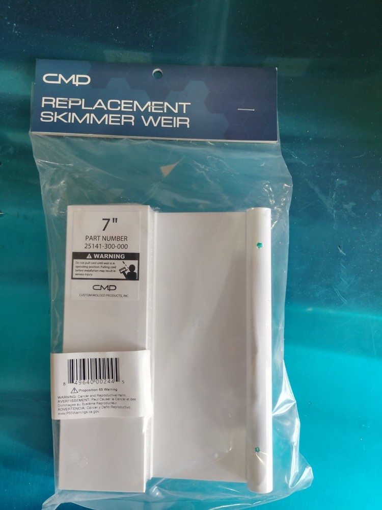 7" CMP SKIMMER WEIR REPLACEMENT WHITE