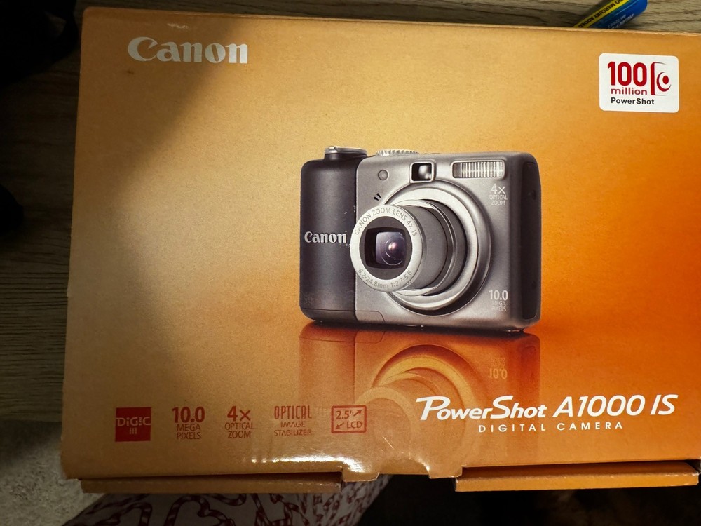 Canon PowerShot A1100 IS 12.1MP Digital Camera Silver – Open Box