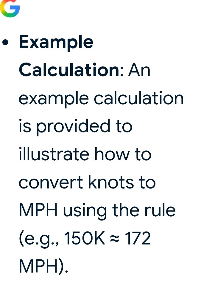 Pilot's Rule Speed Converson, Flight Plan, Morse Code, Kraft Pilot's Rule