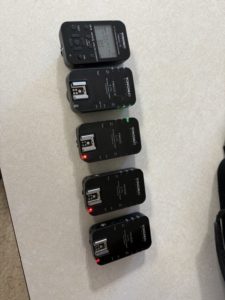 Yongnuo YN622C Flash Trigger/Transceiver/Controller Lot