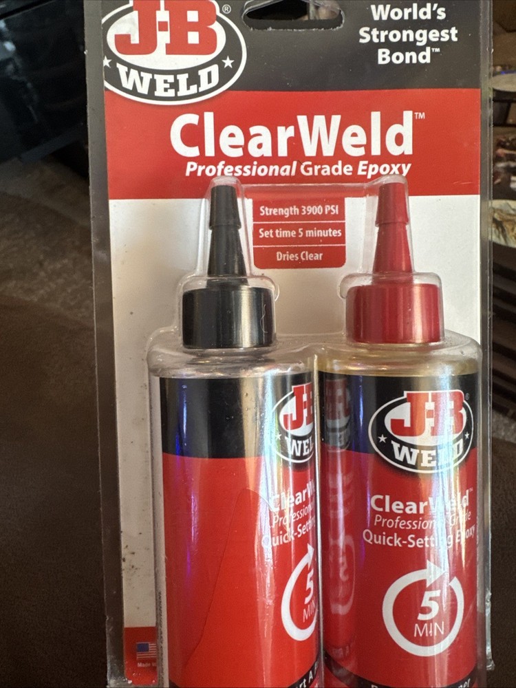 JB Weld 50240 ClearWeld Professional Grade Epoxy