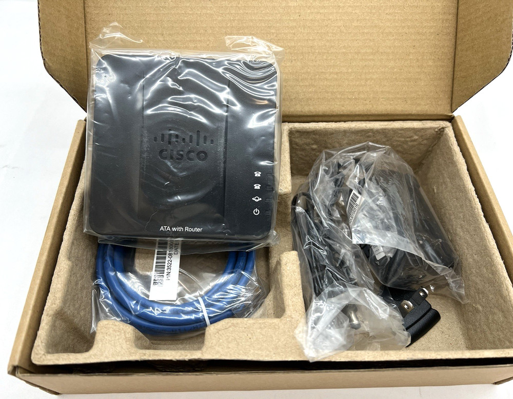 NEW Cisco SPA122 ATA with Router