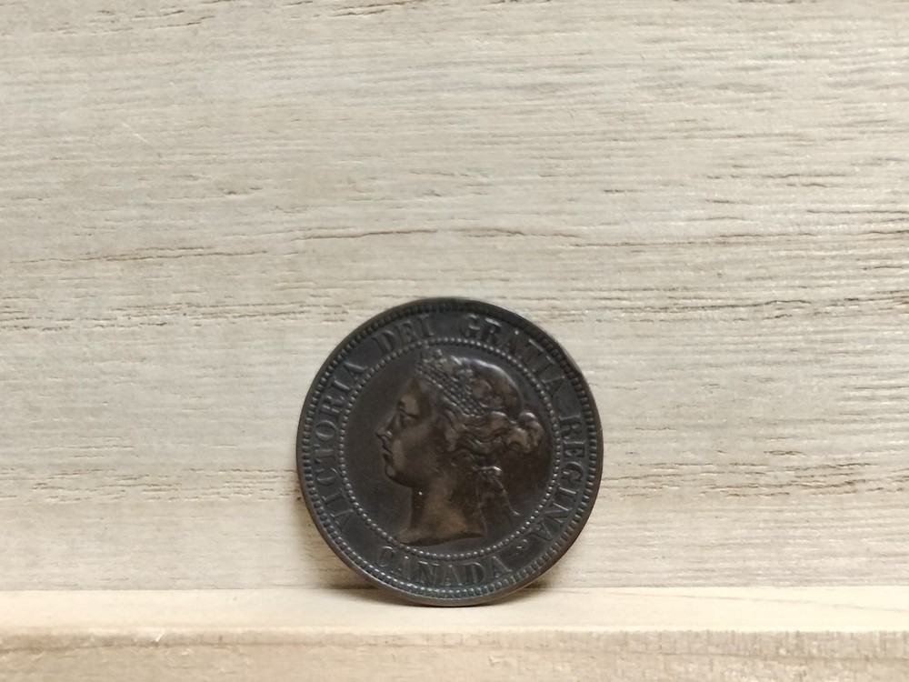 1900 1 Cent Canada Bronze Coin (Victoria)
