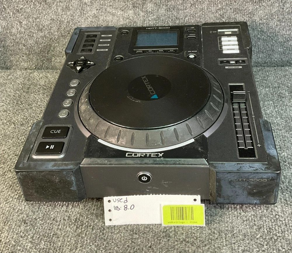 Vintage Cortex HDTT-5000 DJ Turntable DSP Effects Streaming Controller -Black