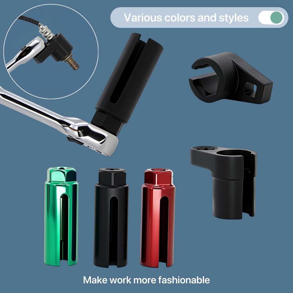 3/8 Drive 22mm Offset Oxygen Sensor Socket