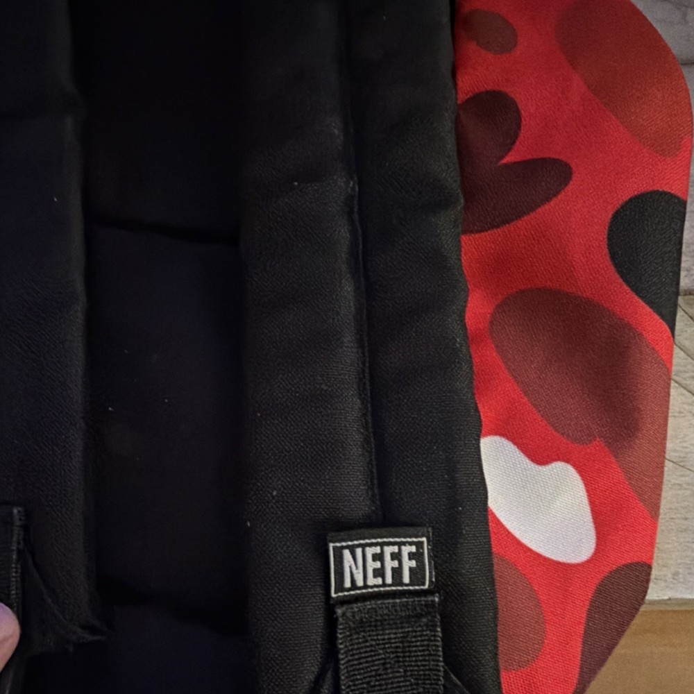 Neff Disney Mickey Mouse Camouflage Backpack 100% Polyester Zip Closure