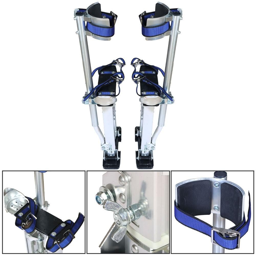 18-30 Inch Silver Aluminum Stilts Suitable for Painter Walking Tools