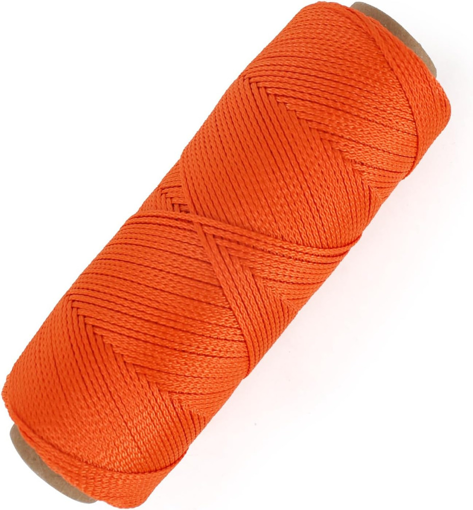 Mason Line, 500 Ft #18 Braided Nylon String Twine, Premium String for Masonry...