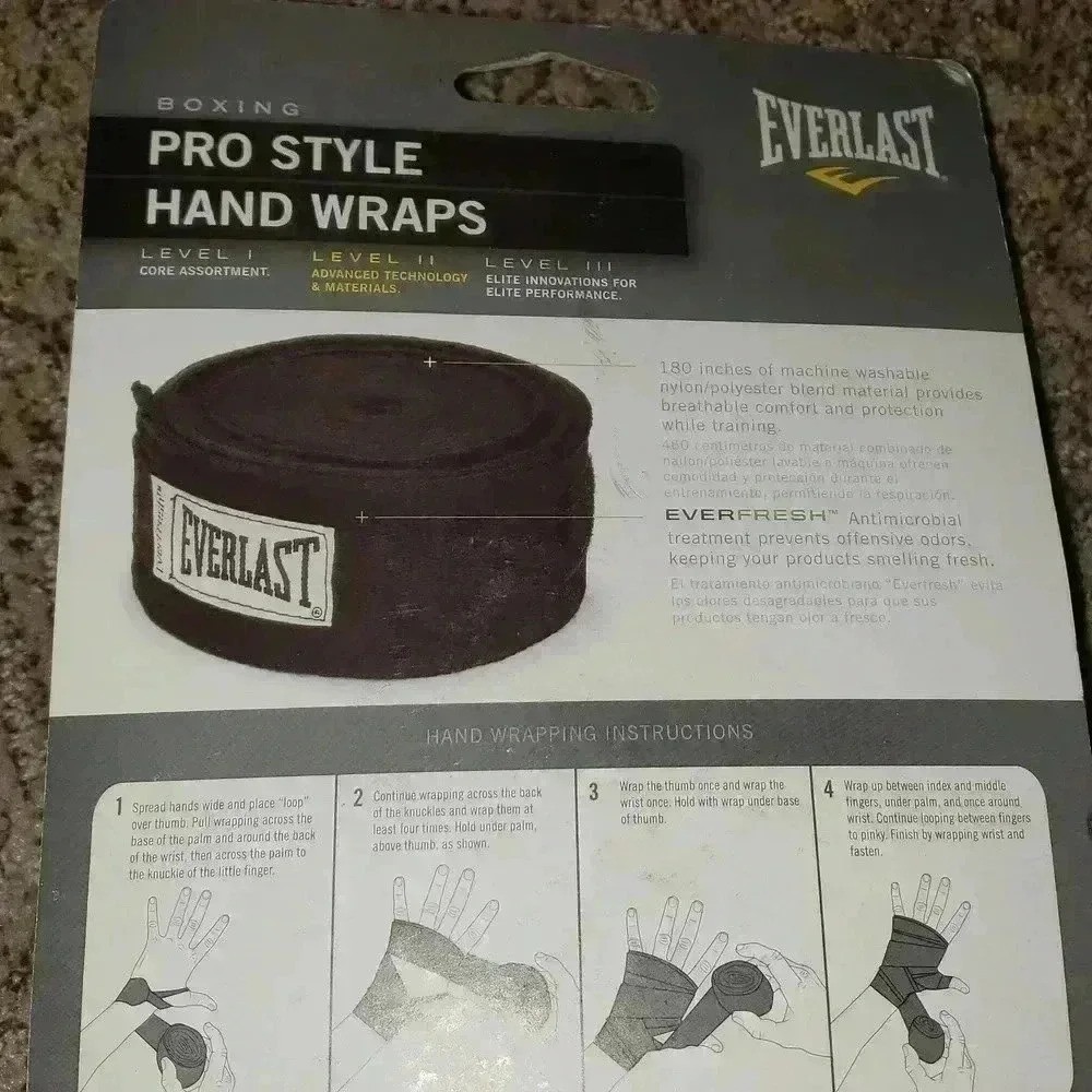 Everlast Pro Style Hand Wraps