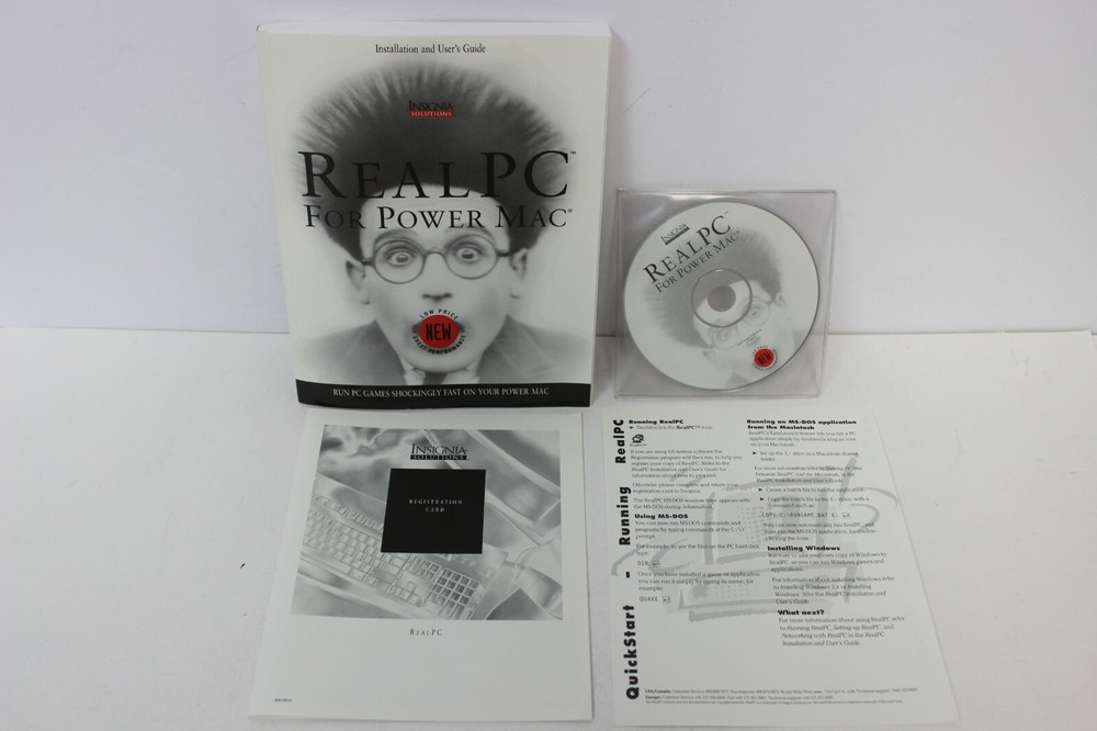 INSIGNIA SOLUTIONS REAL PC FOR POWER MAC VERSION 1.0