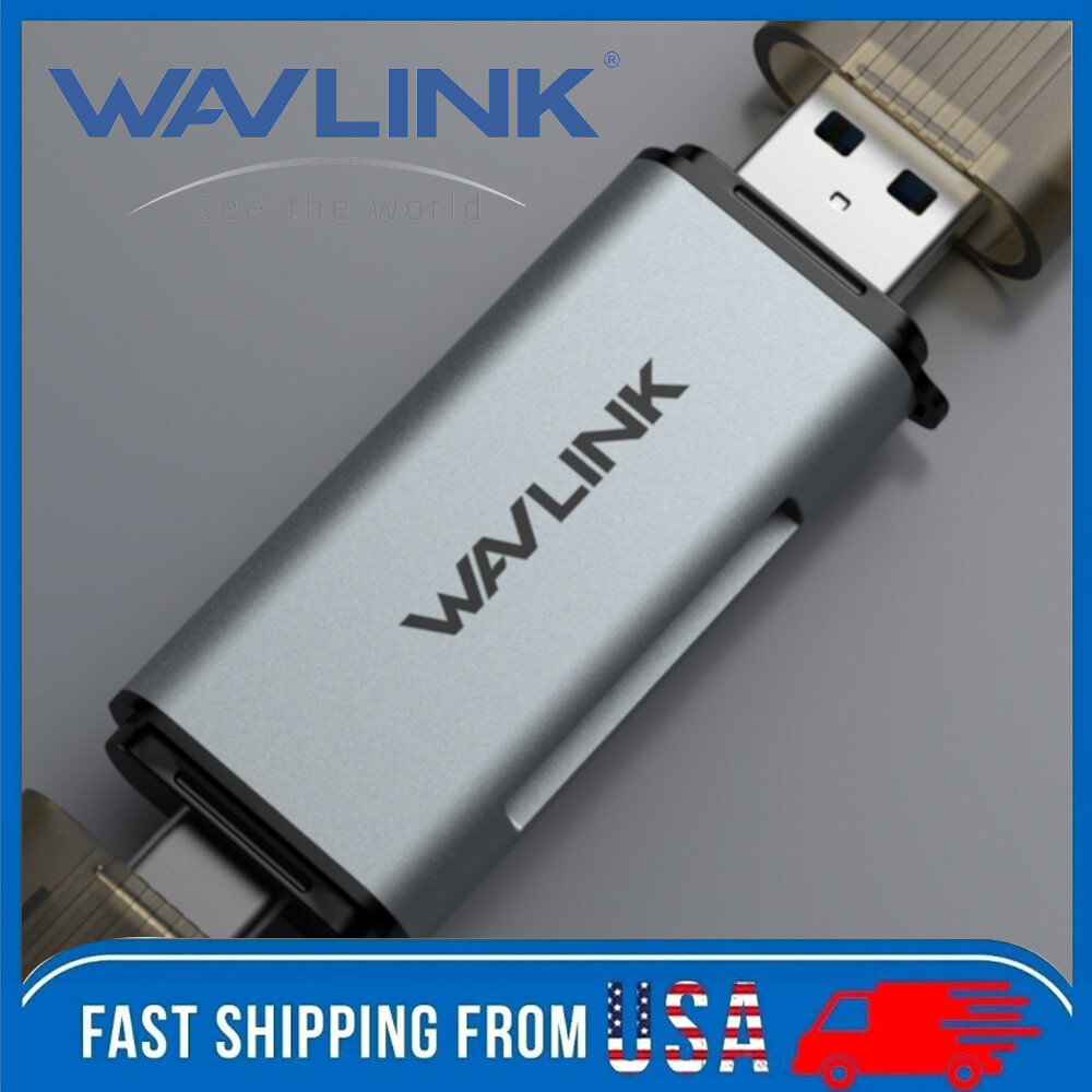 Wavlink SD Card Reader USB C/USB3.0 SDXC Micro SD Memory Card Reader Adapter