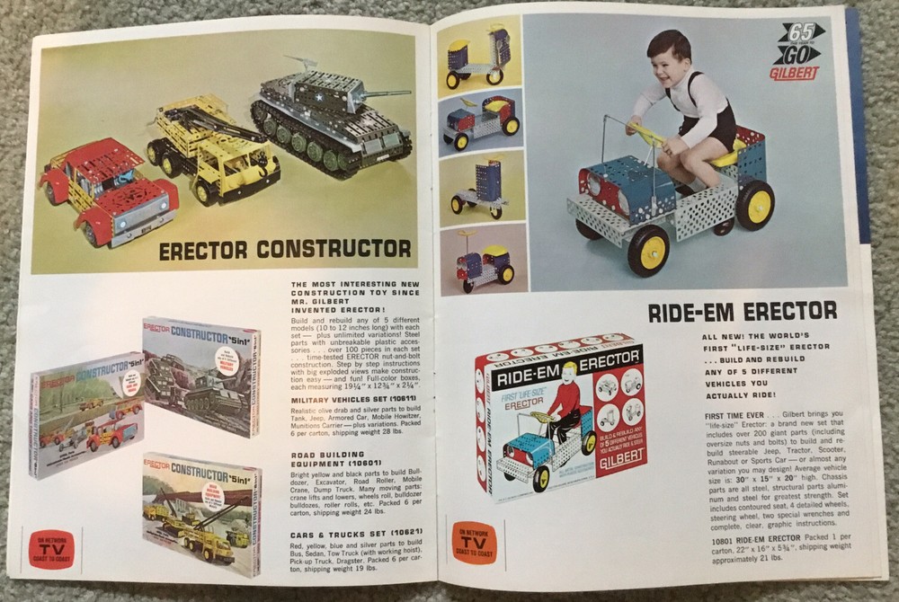 A.C. Gilbert 1965 Toy Catalog